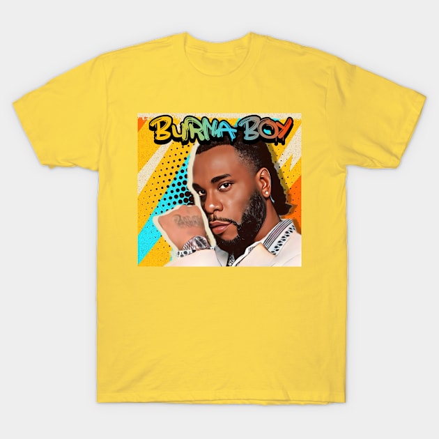 Burna Boy - Variant 2 T-Shirt by M.I.M.P.